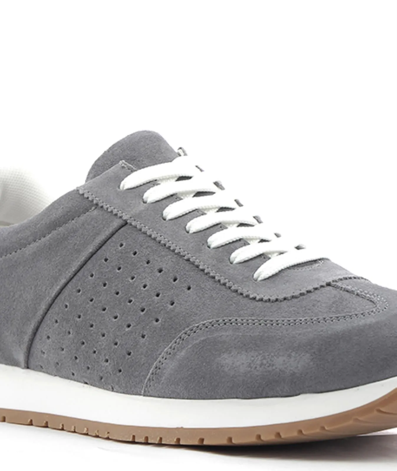 Sneakers grigie da uomo con lacci