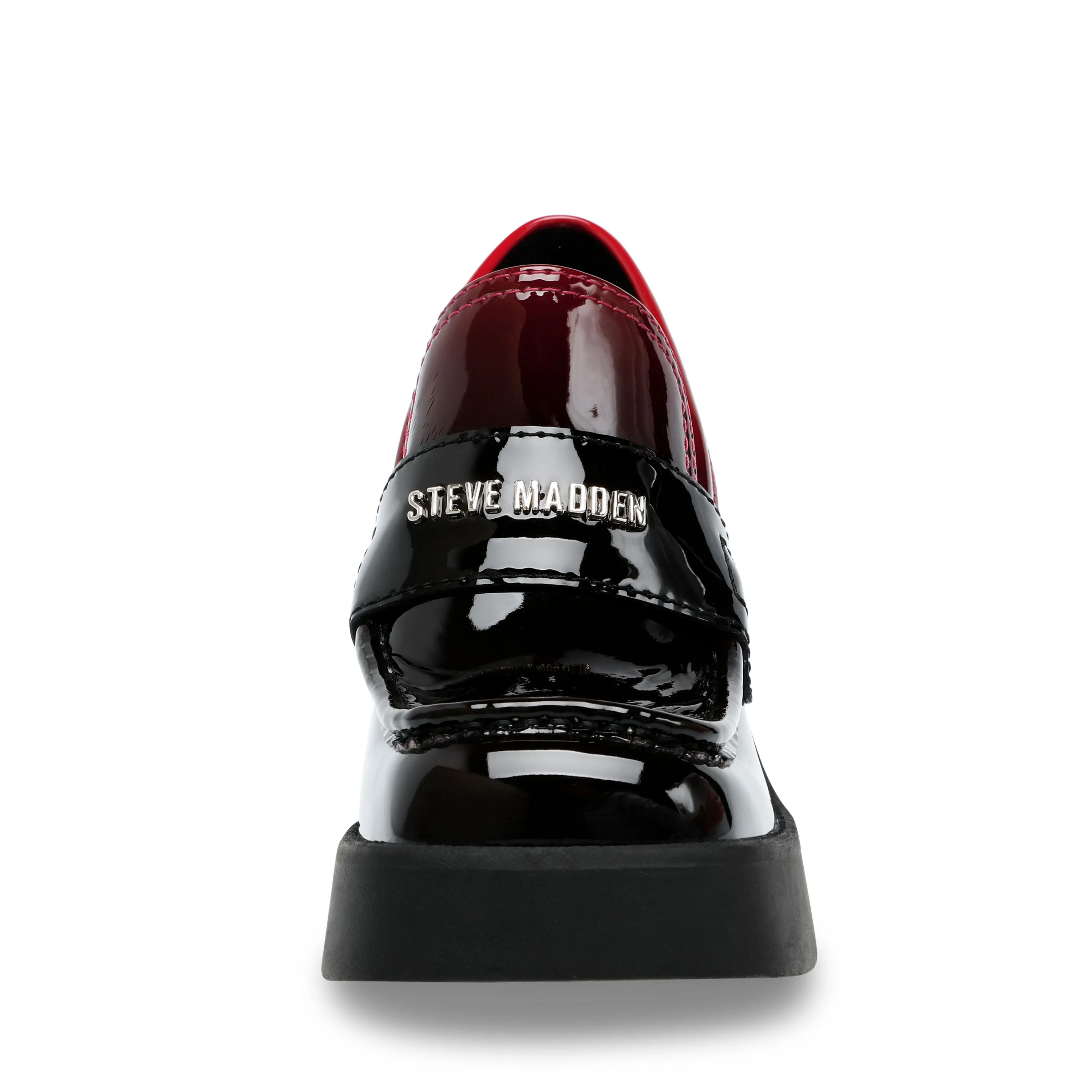Steve Madden Utmost-SM Blk / Red - Mocassini Donna Neri / Rossi    