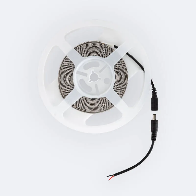Striscia LED Doppia 12V DC 204 LED/m 5m IP20 Larghezza 14mm Taglio ogni 3cm