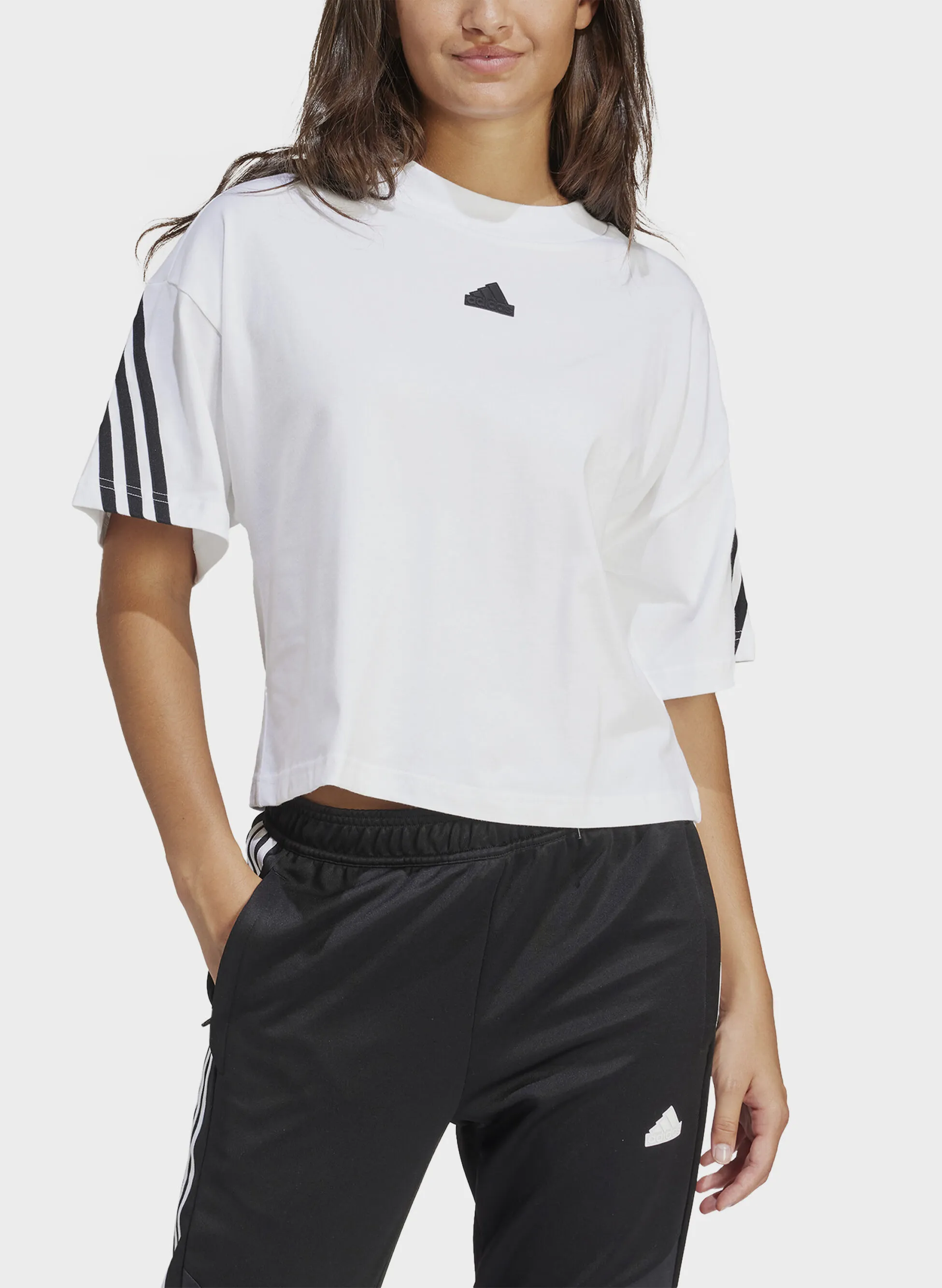 t-shirt 3 stripes crop