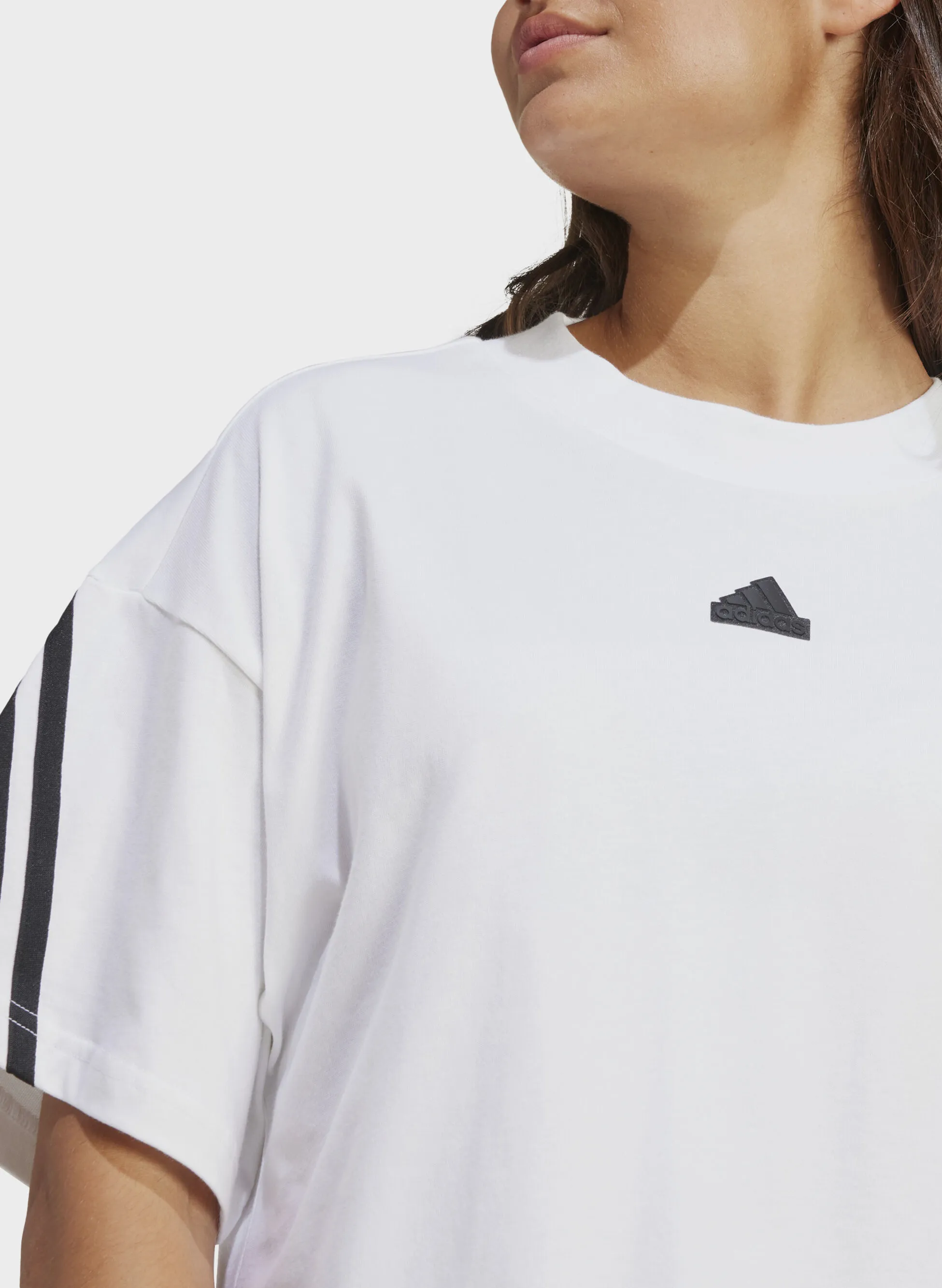 t-shirt 3 stripes crop
