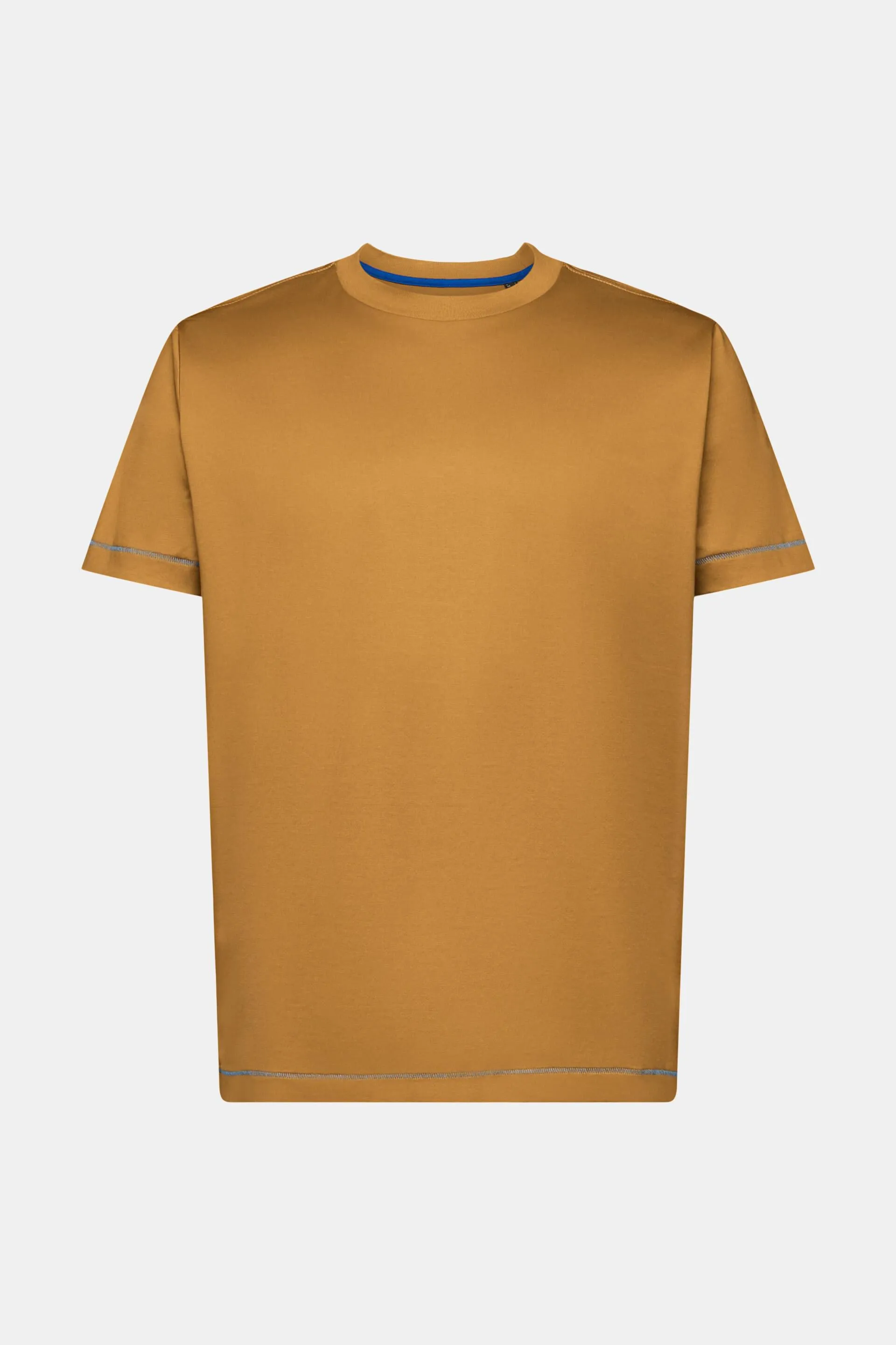 T-shirt a girocollo in jersey di 100% cotone