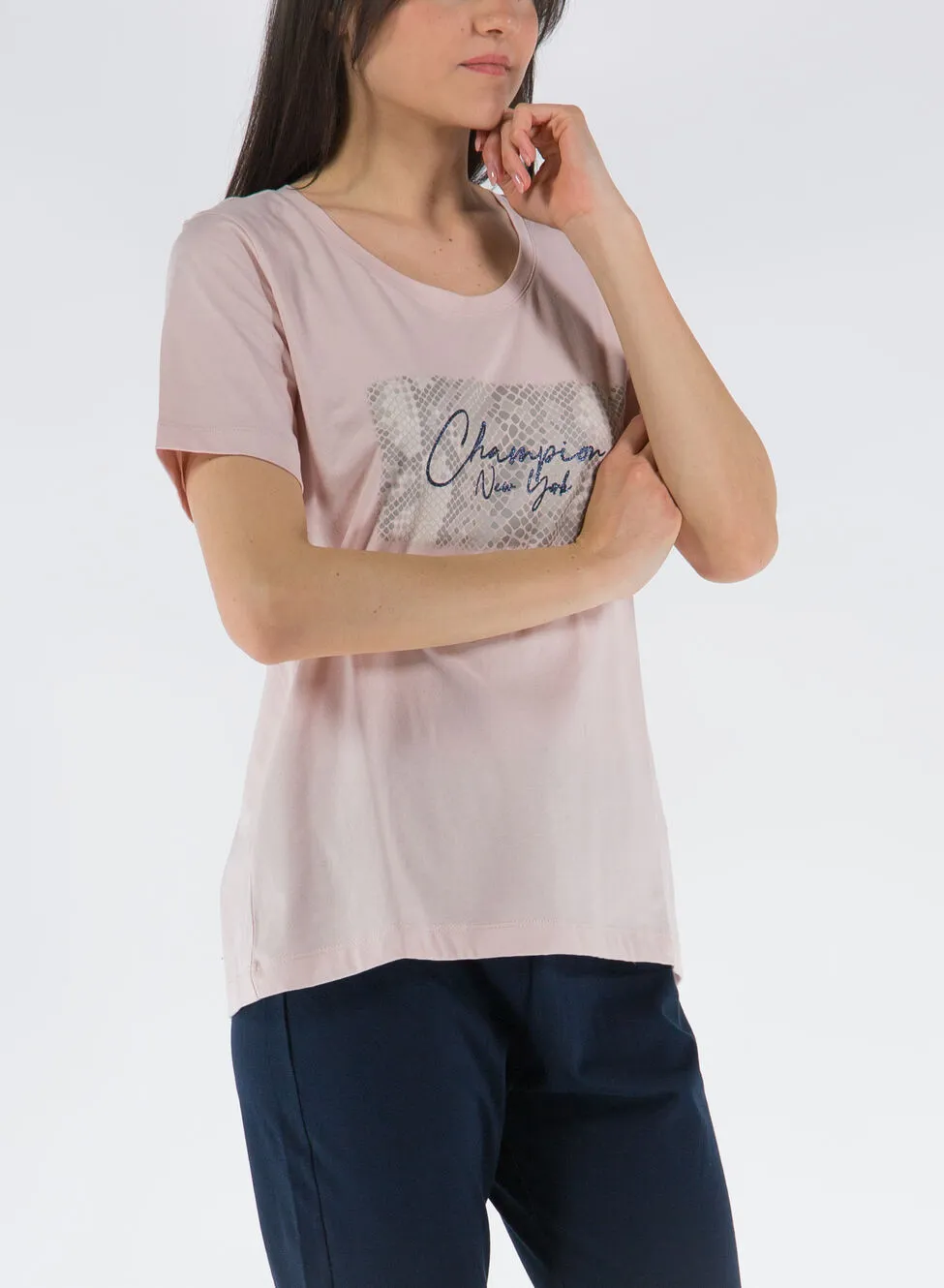 t-shirt lady stampa