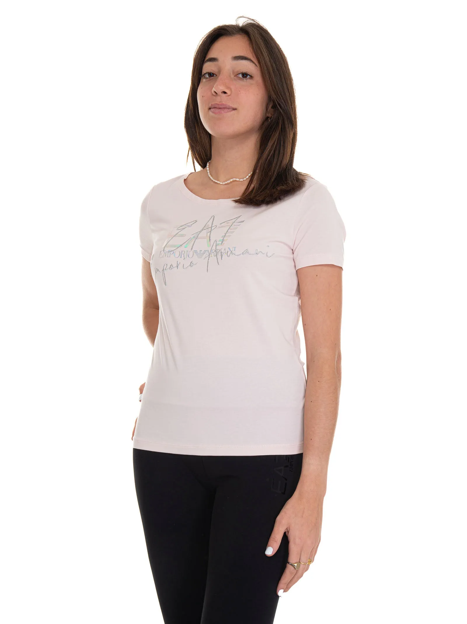 T-shirt Rosa EA7 Donna