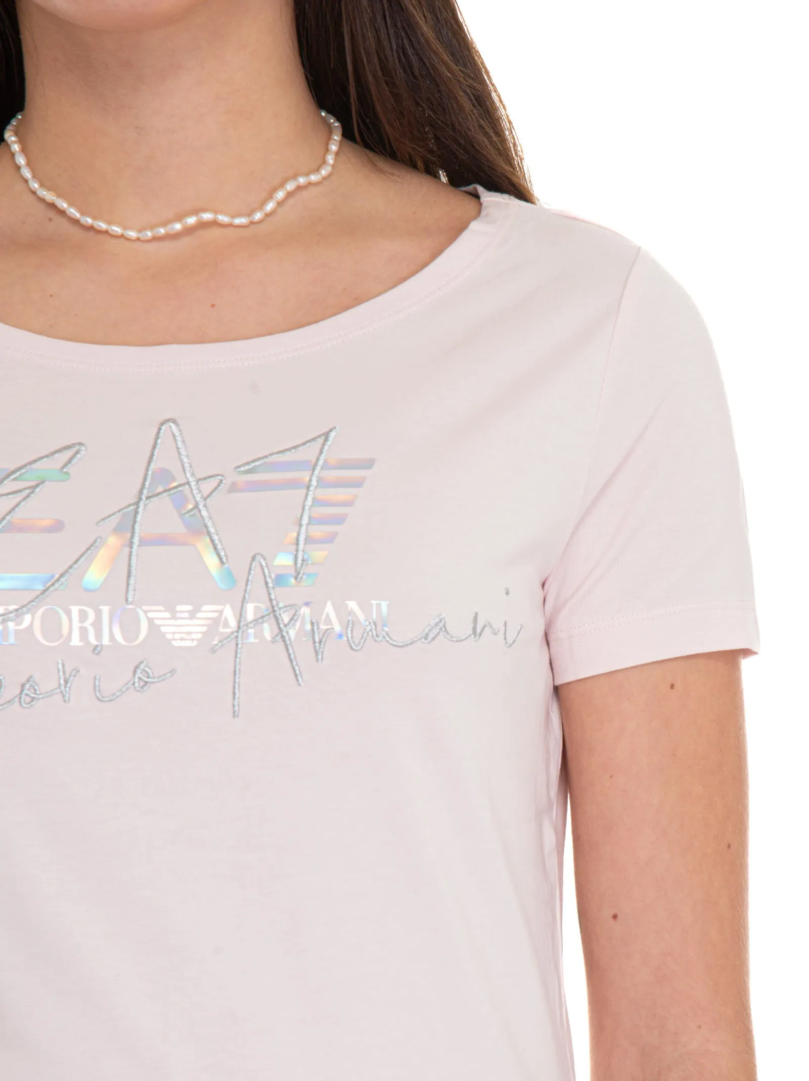 T-shirt Rosa EA7 Donna
