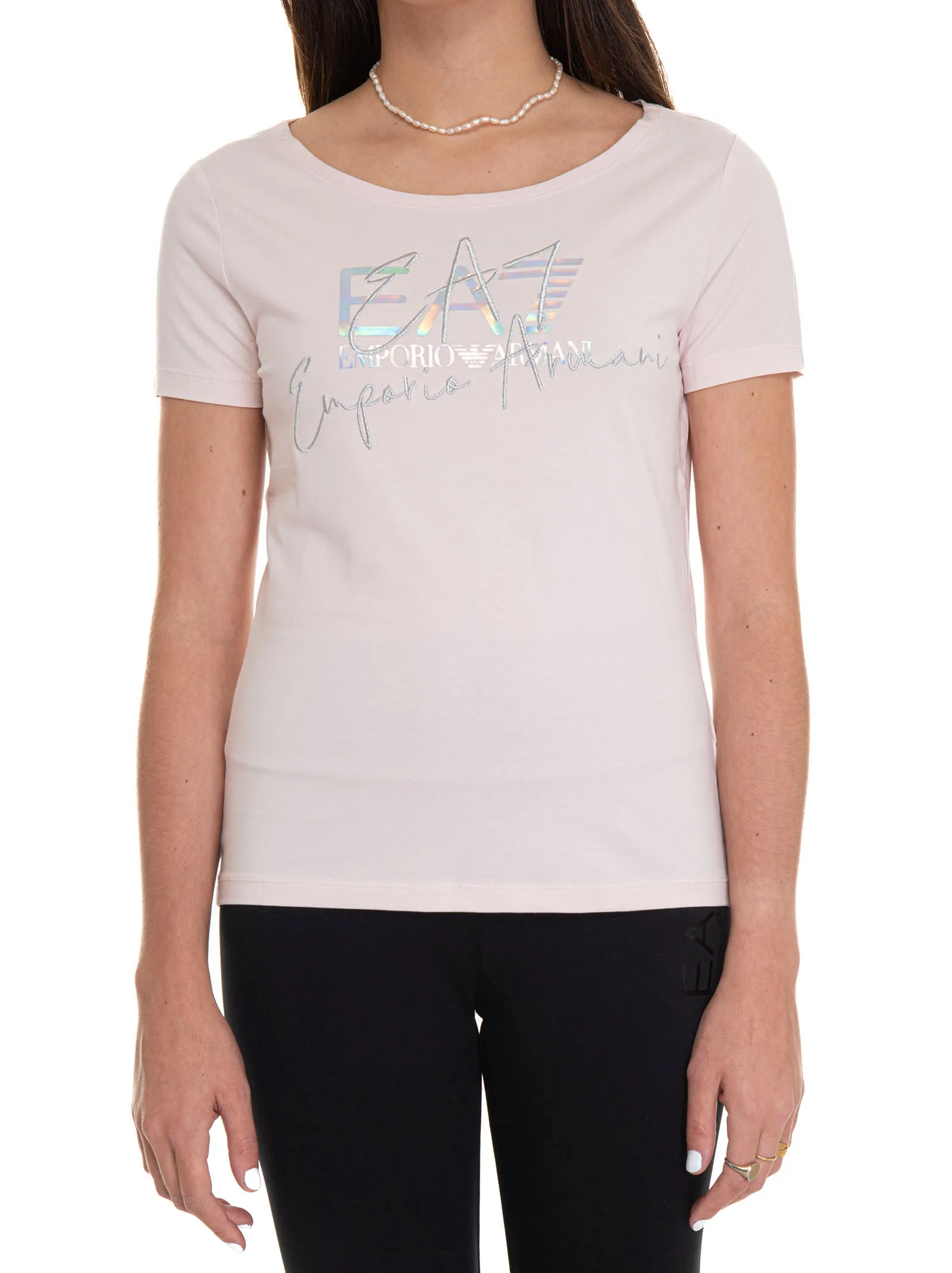 T-shirt Rosa EA7 Donna