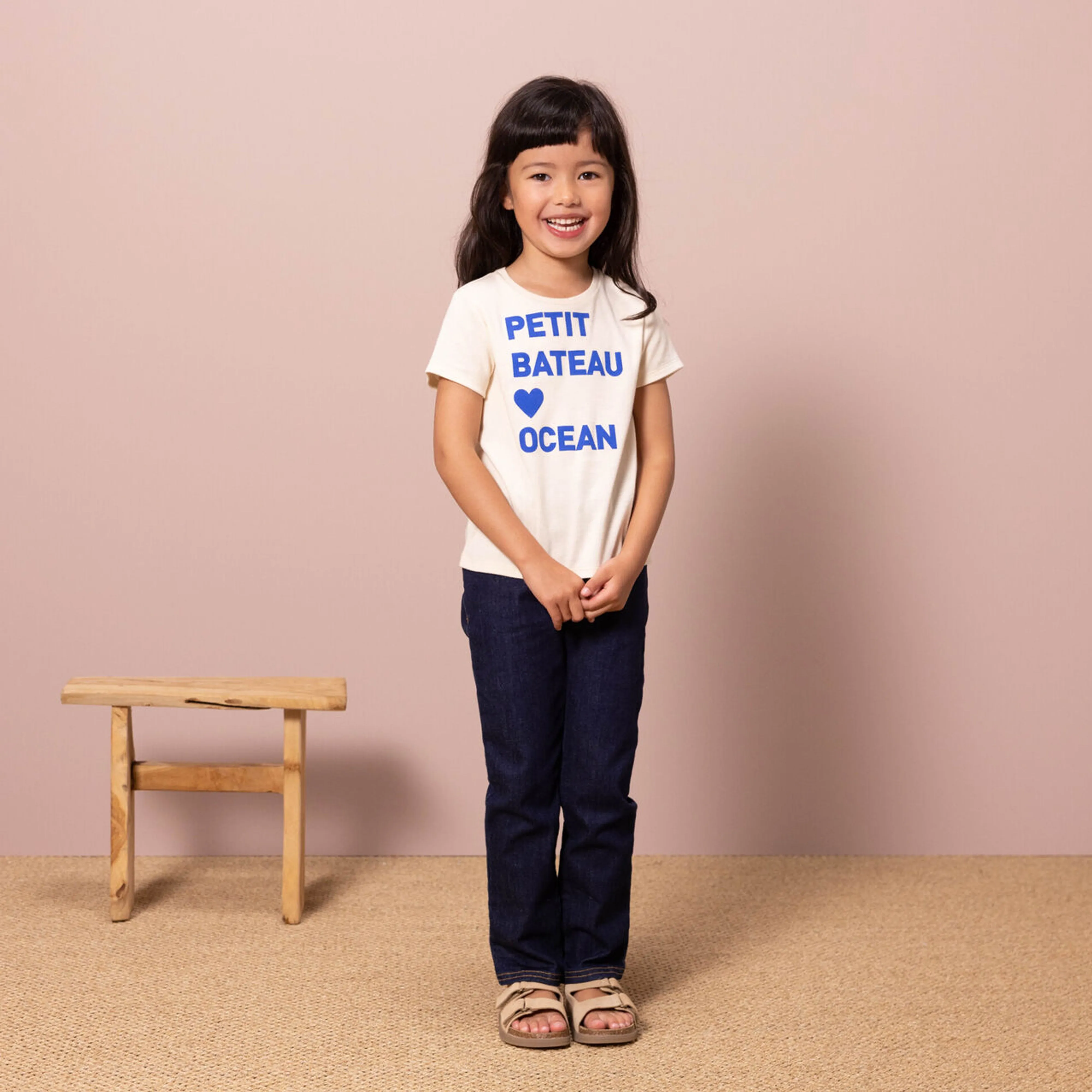 T-Shirt stampata a maniche corte bambina
