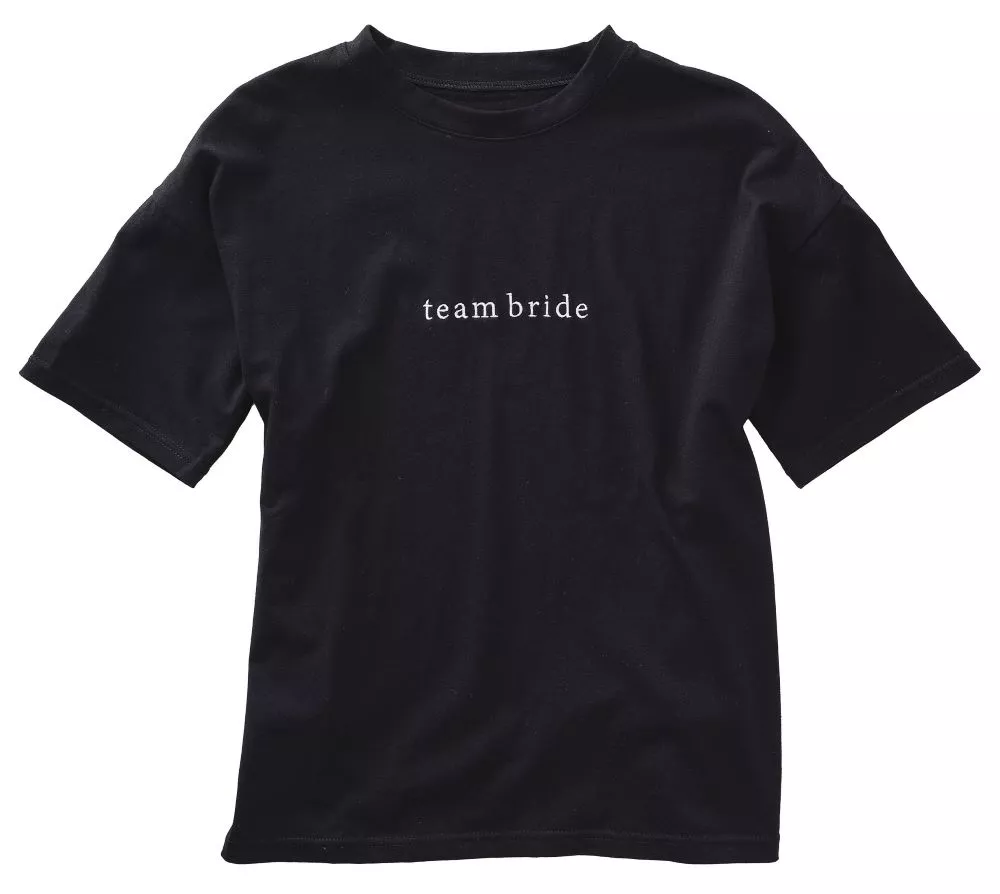 T-shirt Team Bride taglia XL in nero