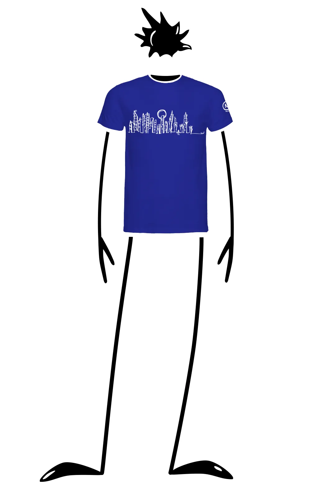 --T-shirt uomo “City” HASH ORGANIC-