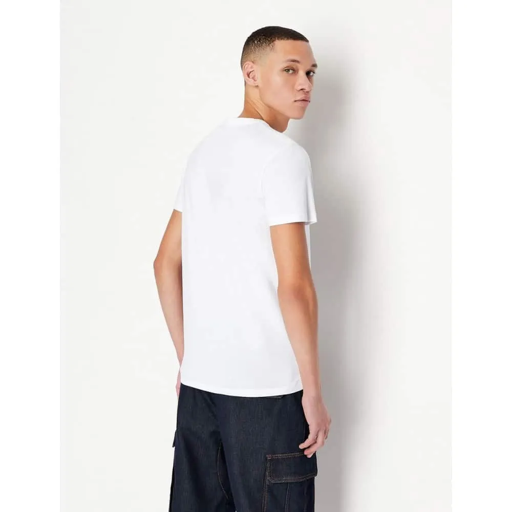 T-shirt uomo logo in rilievo Armani exchange