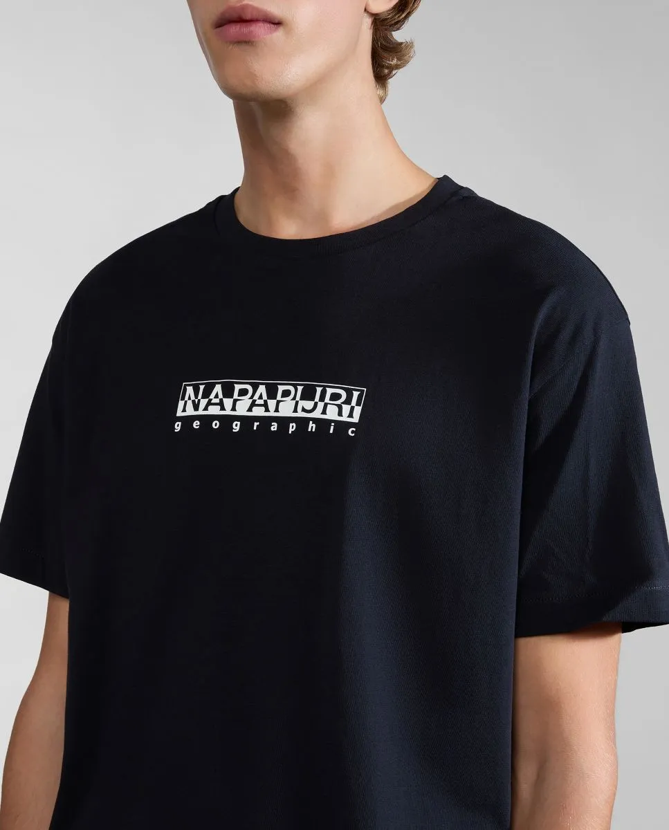 T-SHIRT Uomo NAPAPIJRI S-BOX SS4 NP0A4H8S 041 BLACK
