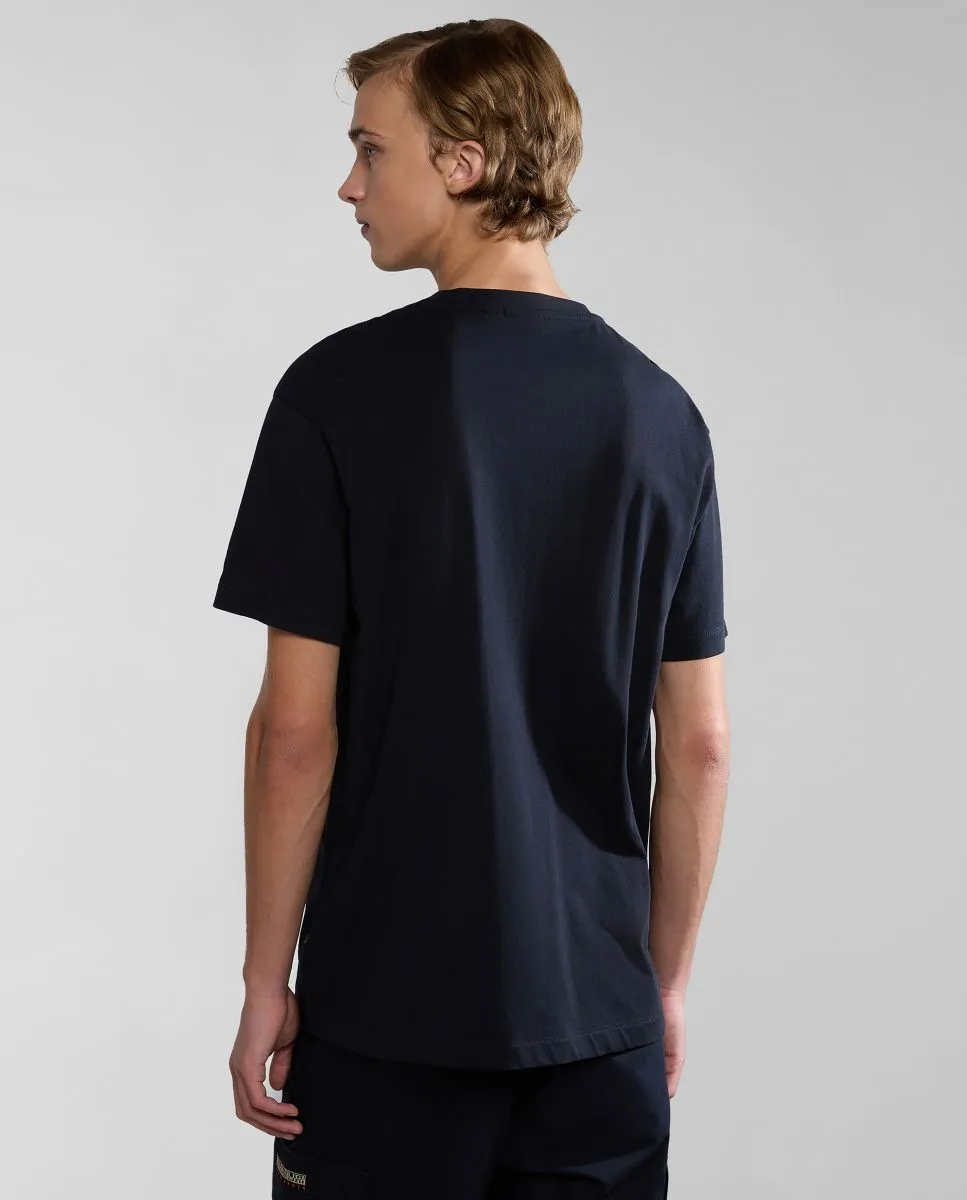 T-SHIRT Uomo NAPAPIJRI S-BOX SS4 NP0A4H8S 041 BLACK