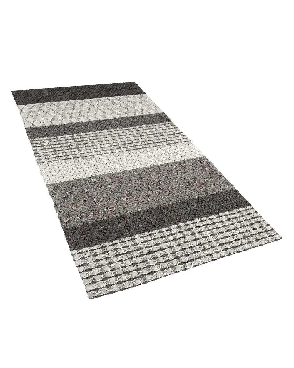 Tappeto lana grigio 80 x 150 cm AKKAYA