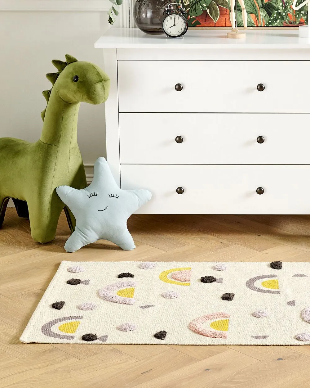Tappeto per bambini cotone multicolore 80 x 150 cm CURUP