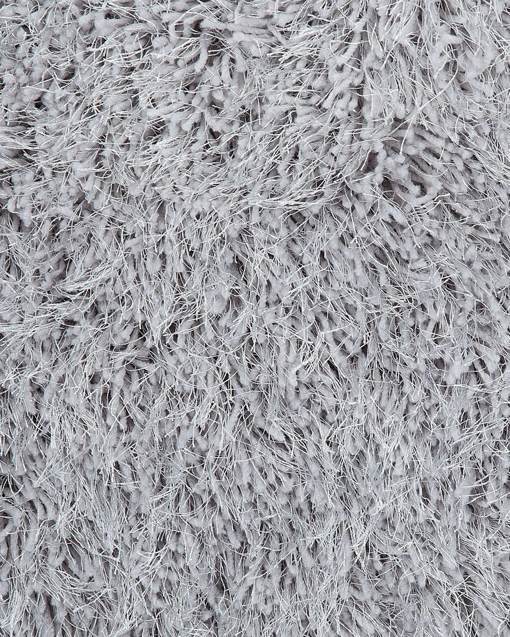 Tappeto shaggy rettangolare grigio chiaro 200 x 300 cm CIDE
