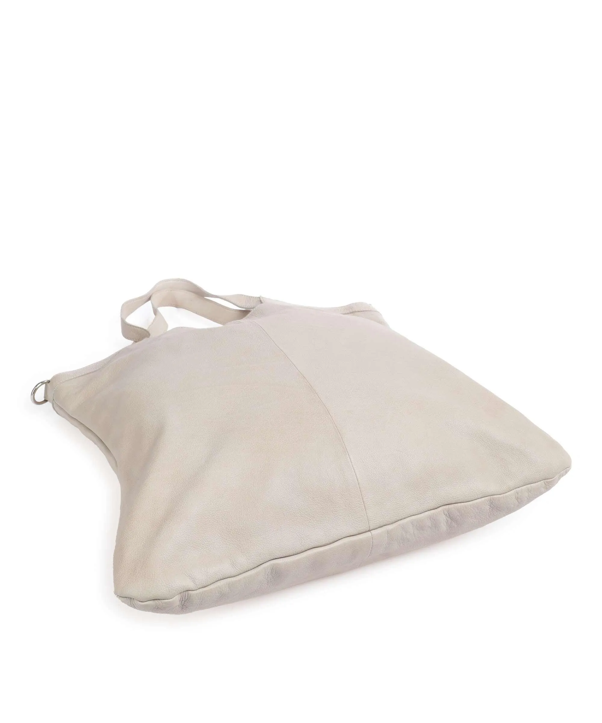  Taschendieb Wien Kohlmarkt 105 Borsa shopper pelle di vacchetta grana sabbia  