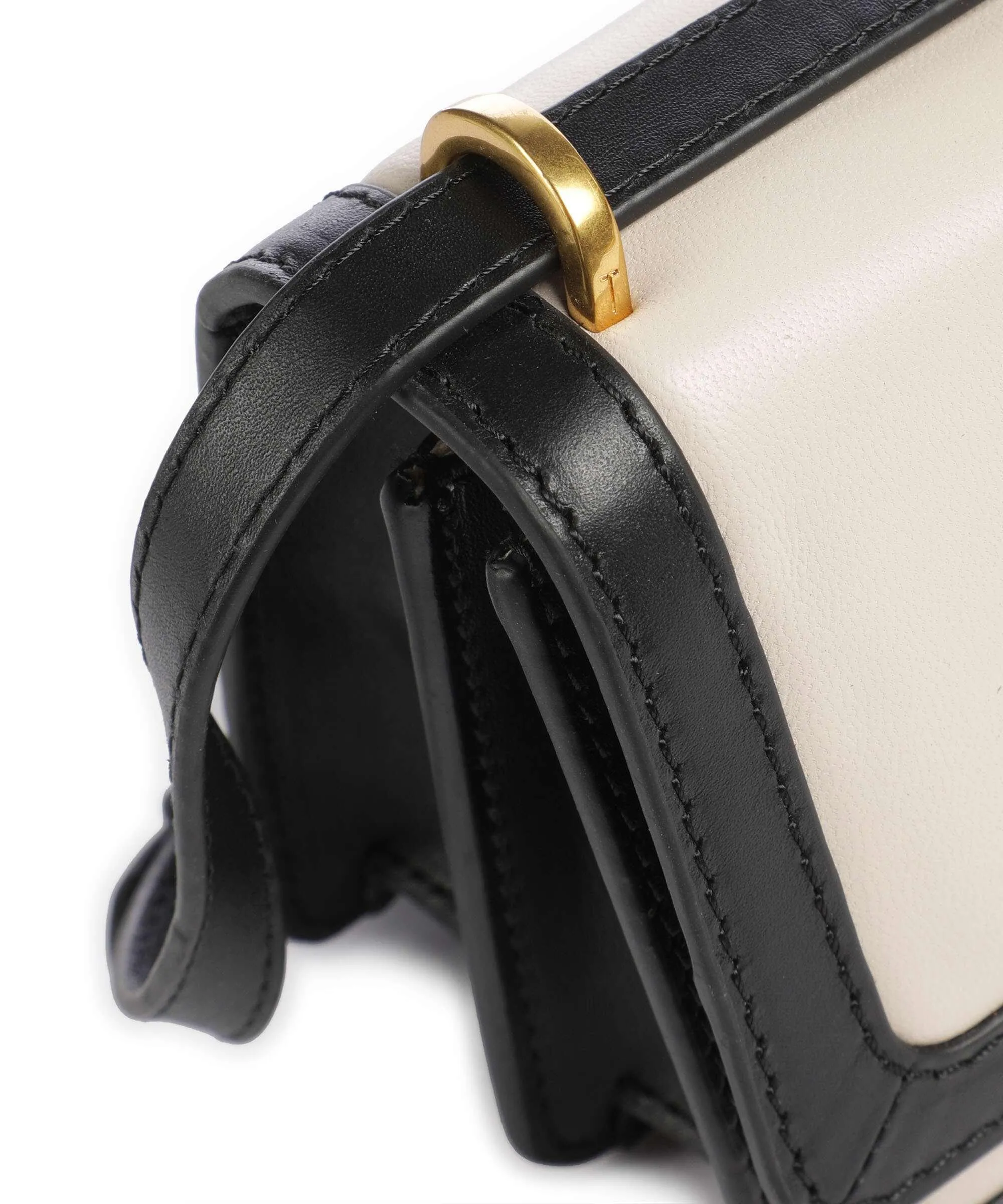  Ted Baker Clevlen Borsa a tracolla morbida pelle bovina beige/nero  