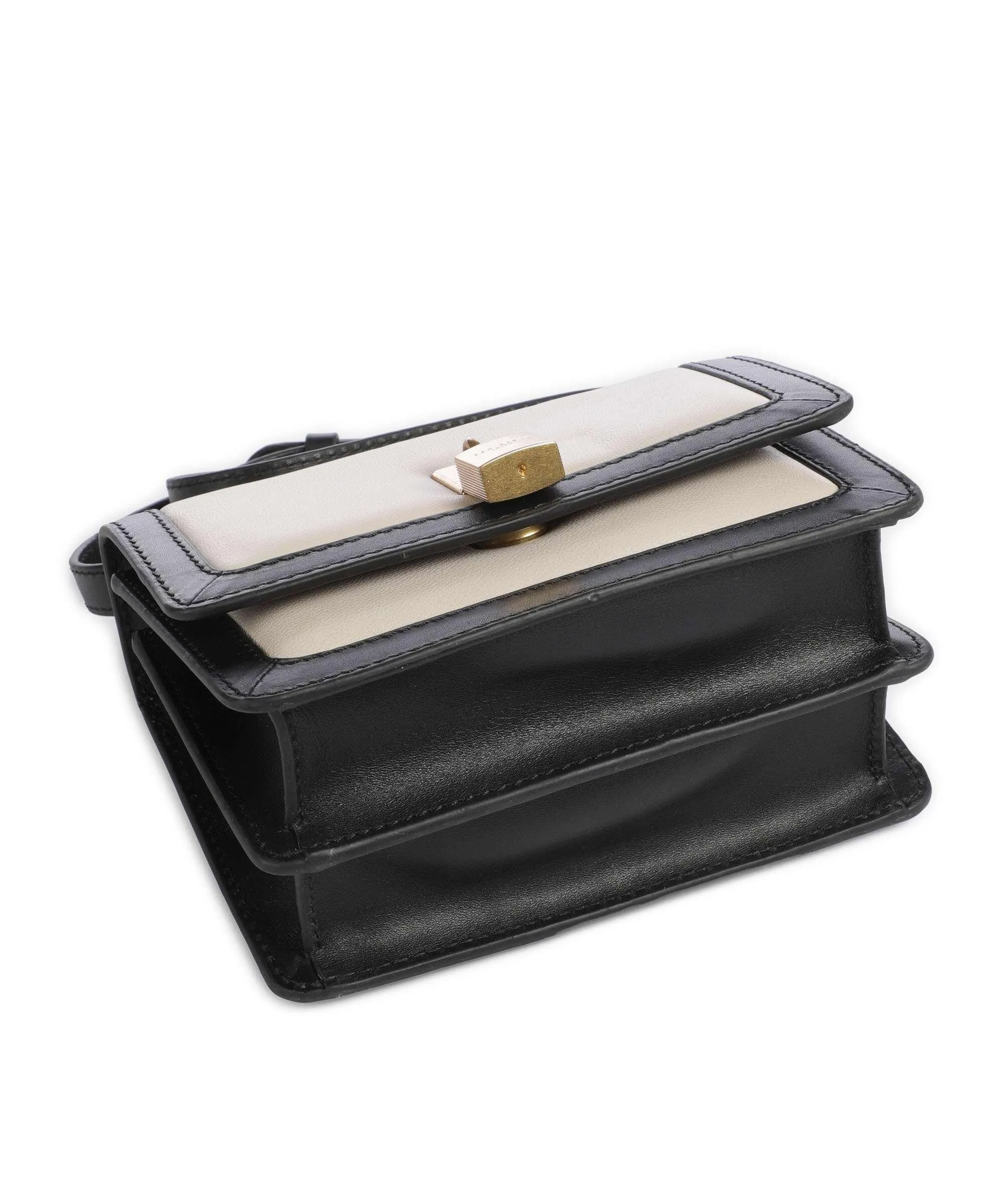  Ted Baker Clevlen Borsa a tracolla morbida pelle bovina beige/nero  