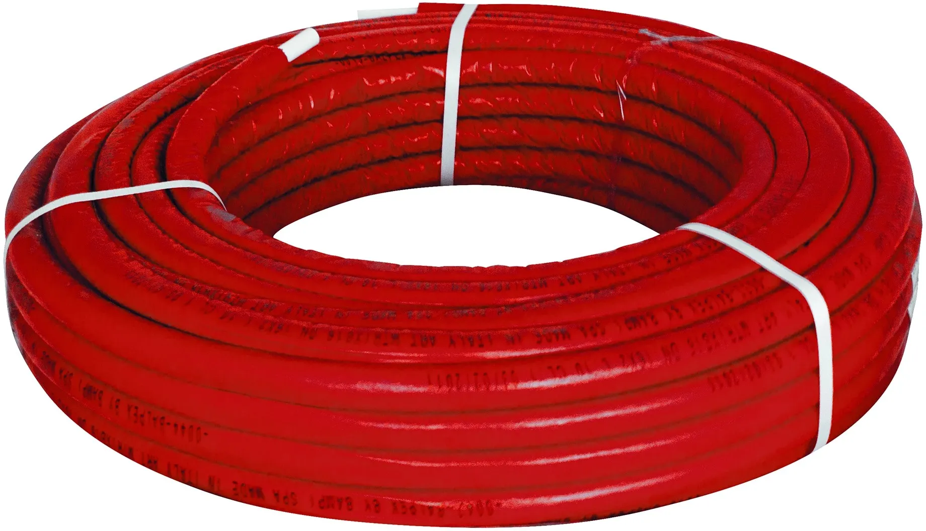 Tubo multistrato Ø 20 mm in rotolo da 50 m con guaina rossa