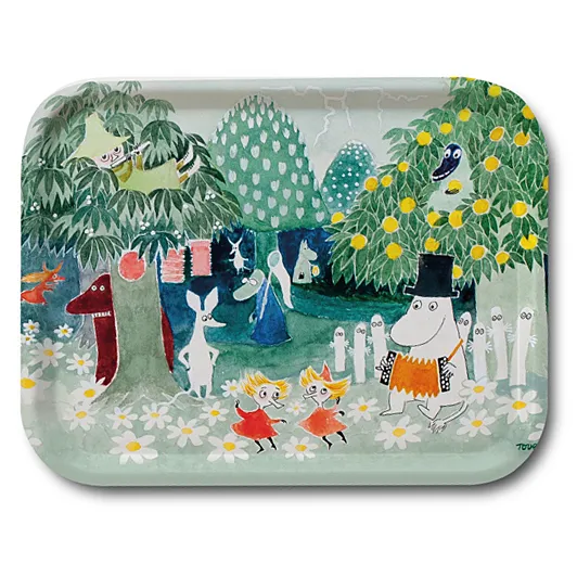 Vassoio Finn Family Moomintroll .iq{font-size:18px}27x20 cm