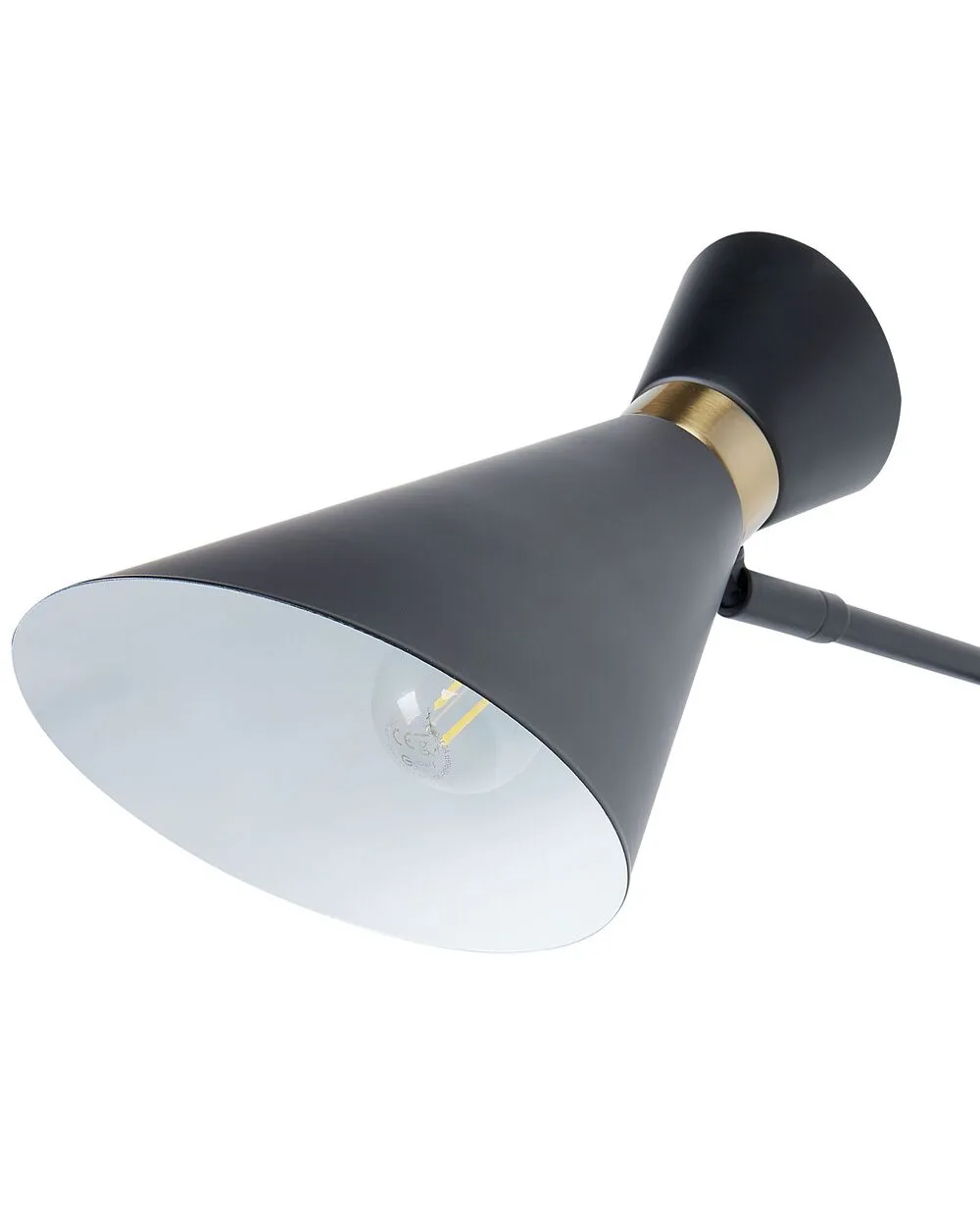 Wall Lamp MELAWI Adjustable Metal Black