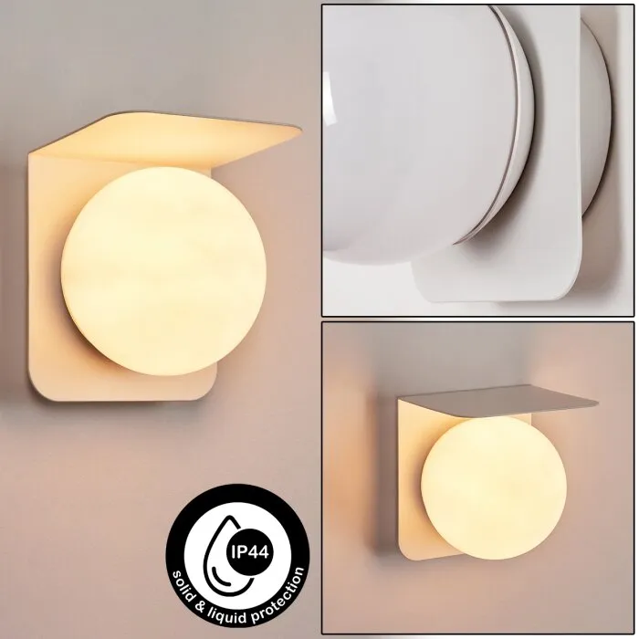 Wimmis Applique da esterno Bianco, 1-Luce