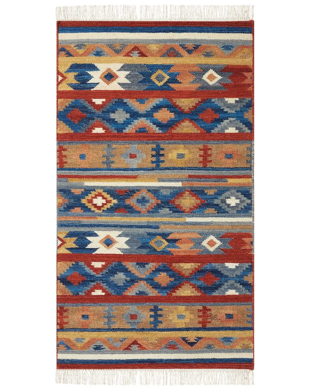 Wool Kilim Area Rug 80 x 150 cm Multicolour NORAKERT