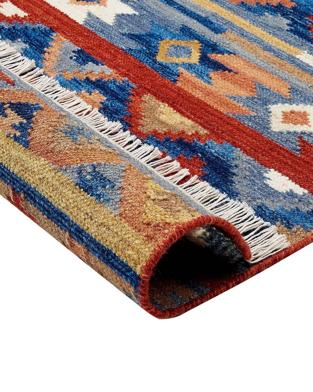 Wool Kilim Area Rug 80 x 150 cm Multicolour NORAKERT