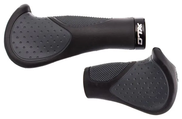 XLC Impugnature ergonomiche GR-S22 135-92 mm Nero Grigio
